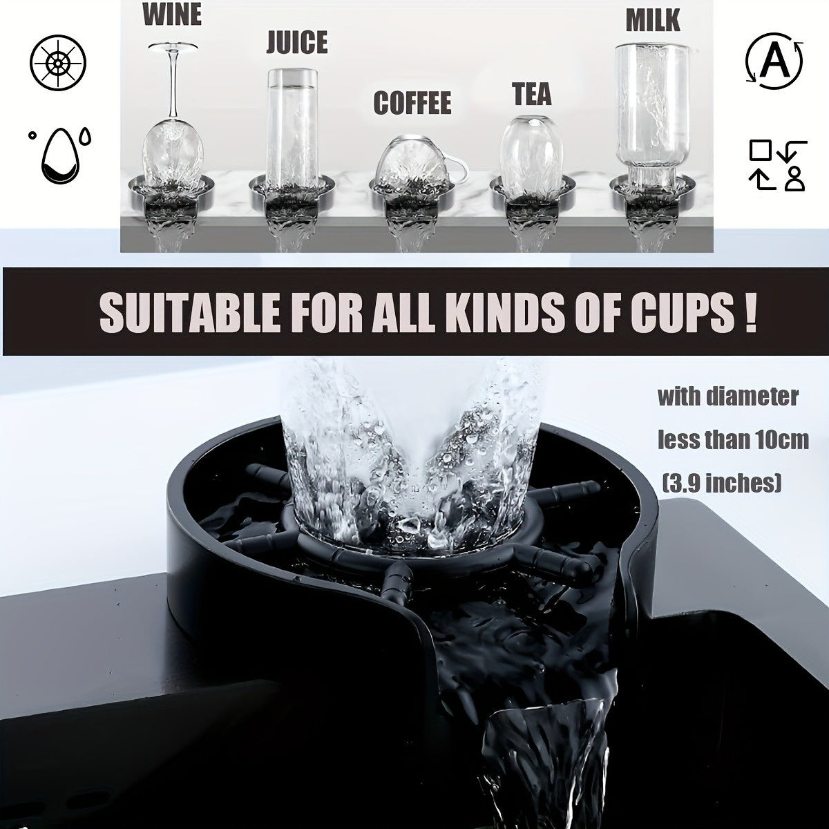 Automatic Cup Cleaning Set