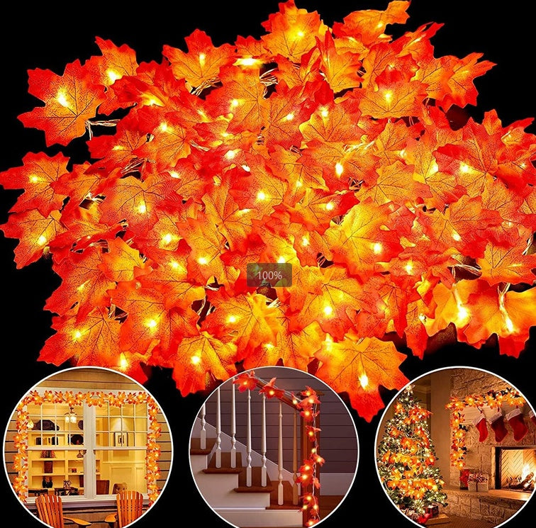 Maple Leaf Light String