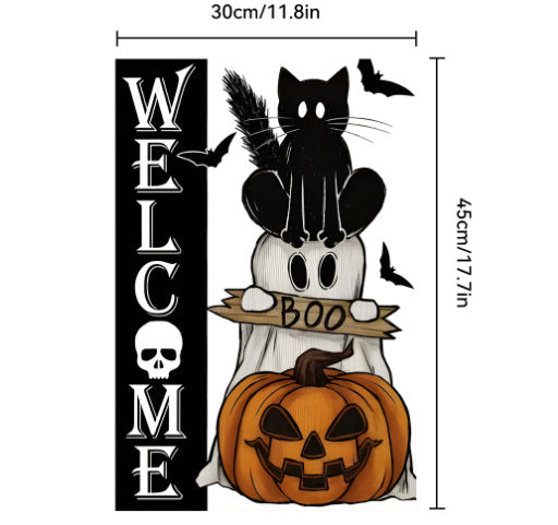 Halloween Garden Banner