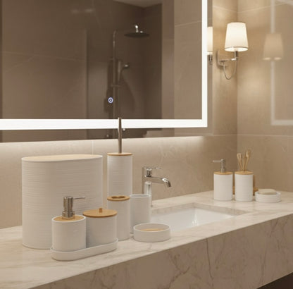 Set Of 8Pcs Bathroom Accessories