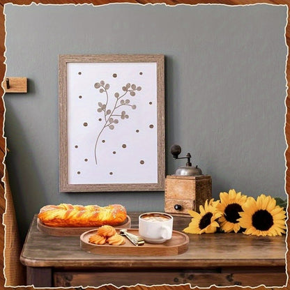 2pcs Wooden Serving Tray