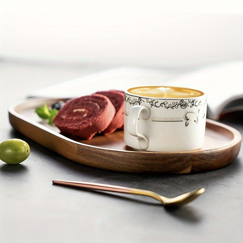 2pcs Wooden Serving Tray