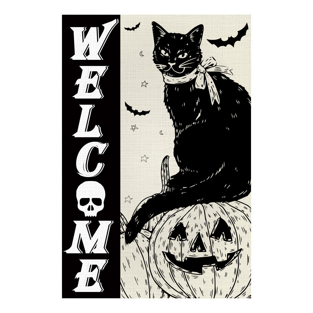 Halloween Garden Banner