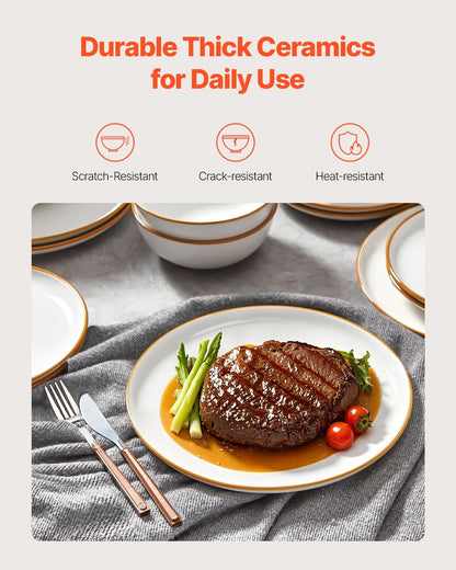 18 PCS Ceramic Dinnerware Set