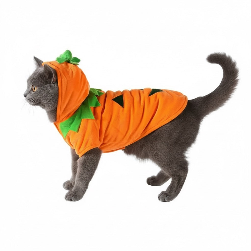 Dog/Cat Halloween Pumpkin costume