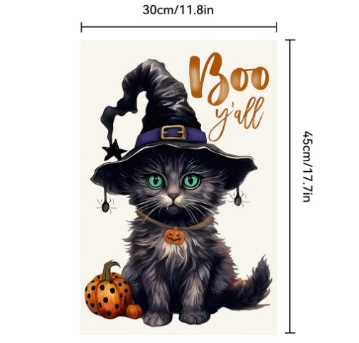 Halloween Garden Banner