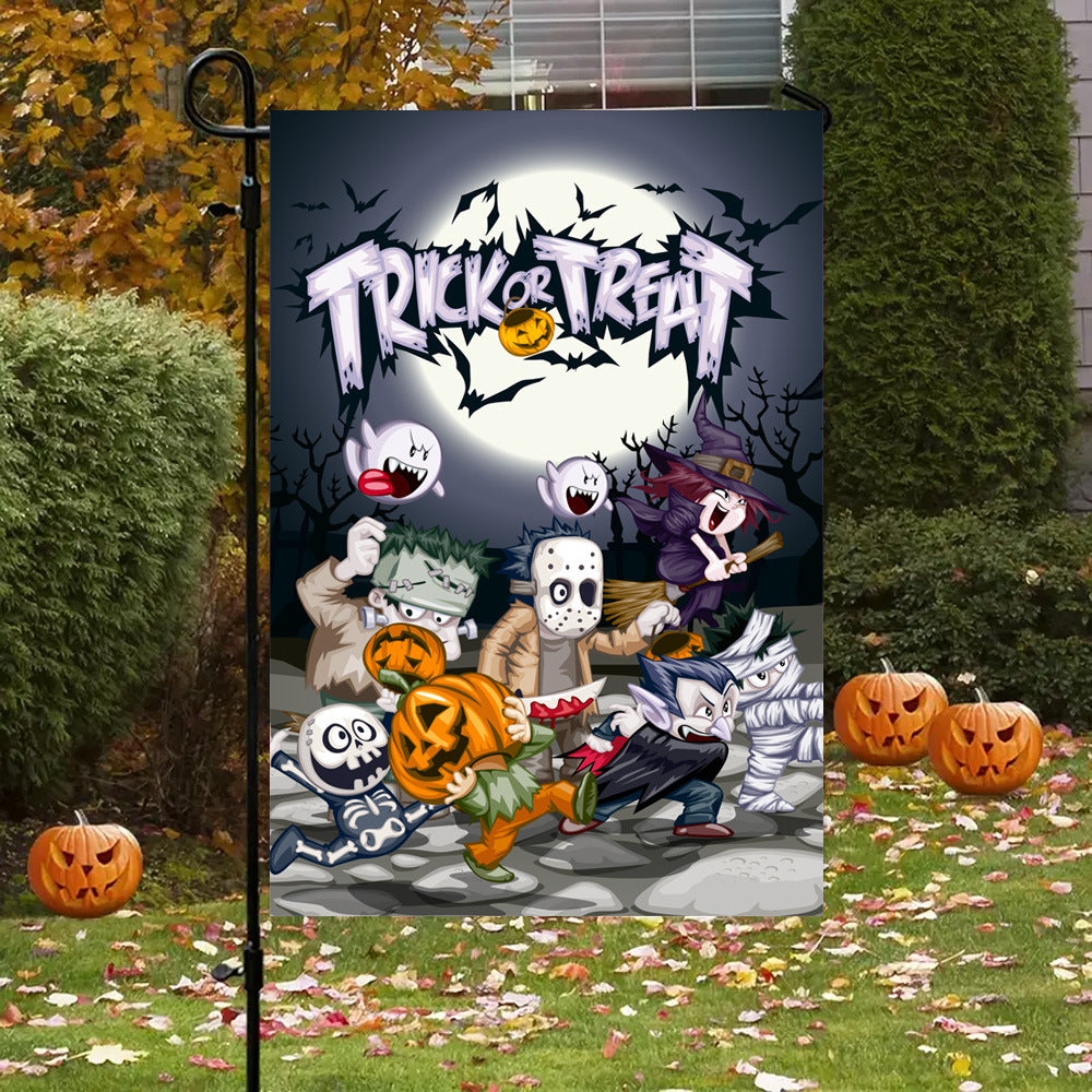 Halloween Garden Banner