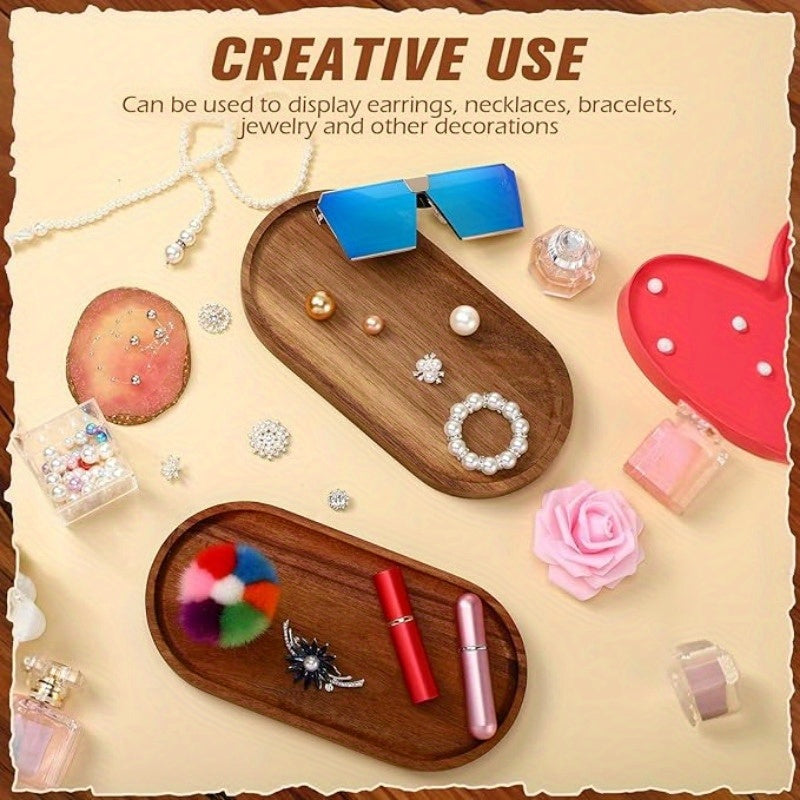 2pcs Wooden Serving Tray