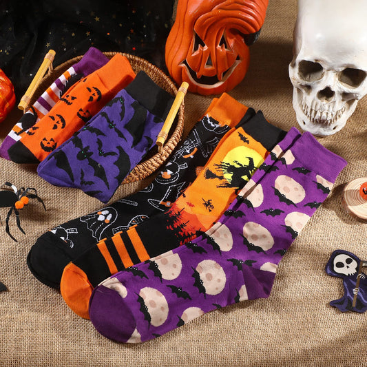 6 Pairs of Halloween Socks