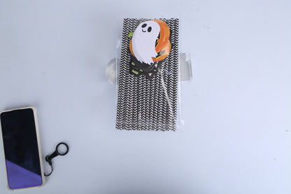 Set Of 25Pcs Halloween Party Decorative Straws