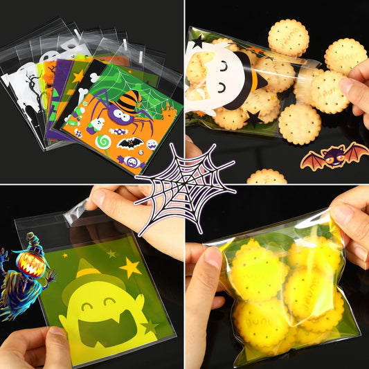 Halloween 450pcs Candy Cellophane Treat Bags
